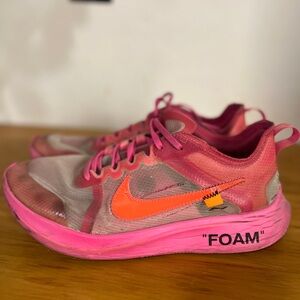 NIKE OFF WHITE MENS FOAM SNEAKERS